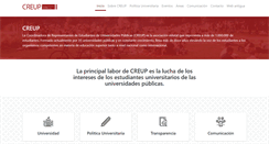 Desktop Screenshot of creup.es