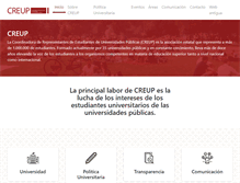 Tablet Screenshot of creup.es